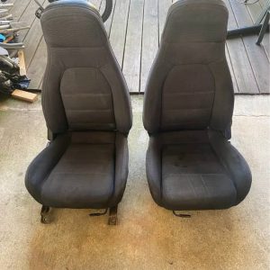 Seats Black leather Fits 90-97